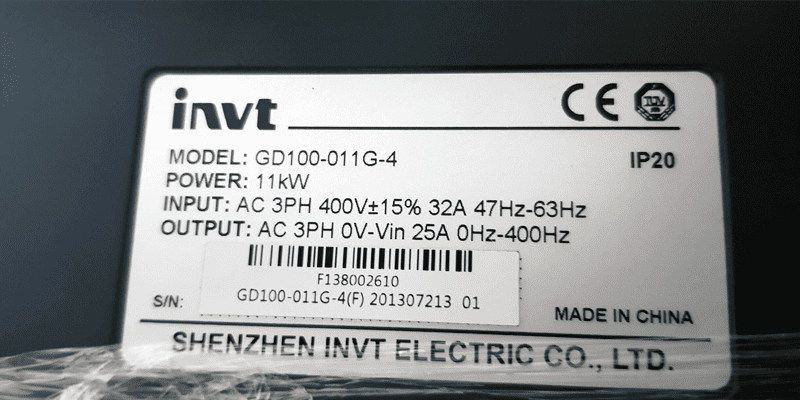 INVT GD100-11KW Solar Pump Inverter